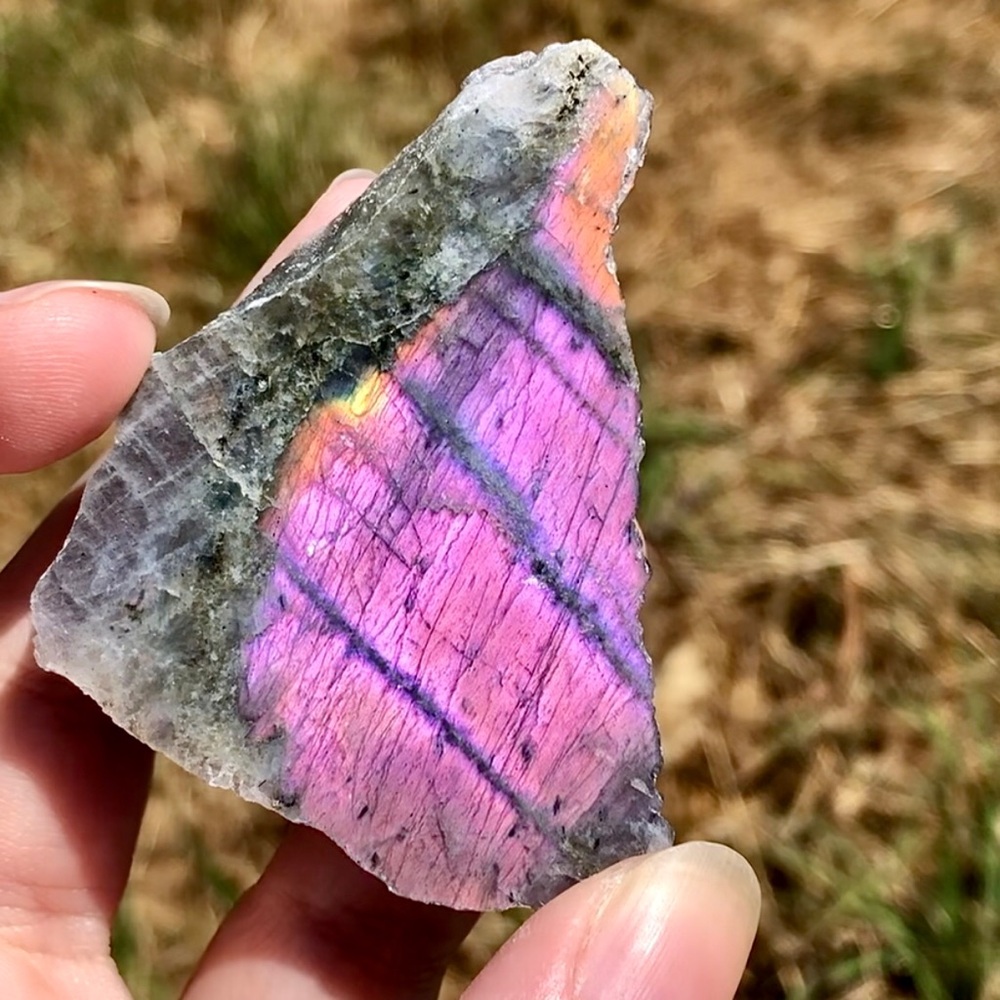Flashy Pink Labradorite